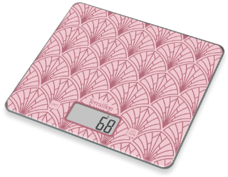 Kuhinjska vaga TERRAILLON ART15179, digitalna, 3 kg, staklo, Art Deco Copper Design