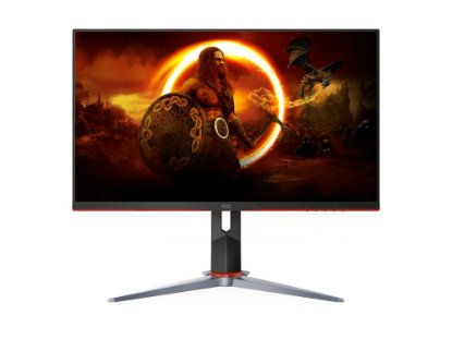 Monitor 27" AOC Q27G2S, QHD, IPS, 155Hz, 1ms, 350cd/m2, G-Sync, pivot, crni