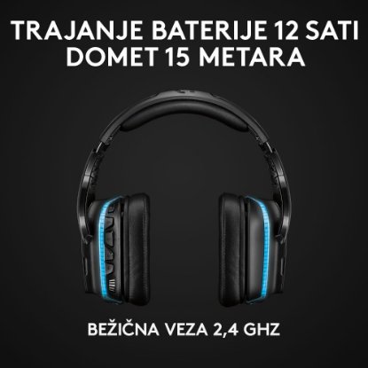 Slušalice LOGITECH Gaming Lightsync G935, 7.1, bežične, crne