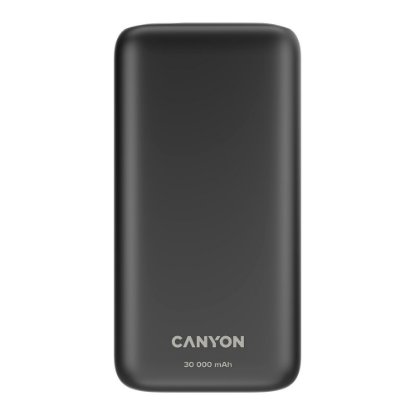 Mobilni USB punjač CANYON PB-301, 20W, 30000 mAh, crni