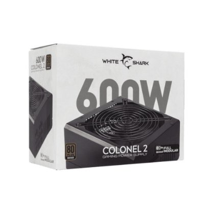 Napajanje 600W, WHITE SHARK Colonel-2, 140mm vent., 80+ Bronze, modularno