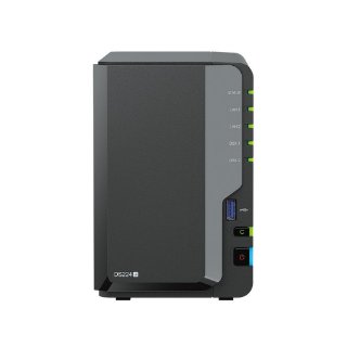 SYNOLOGY DS224+ DiskStation 2-bay NAS server, 2.5"/3.5" HDD/SSD, Wake on LAN/WAN, 2GB, G-LAN, 2x USB 3.2