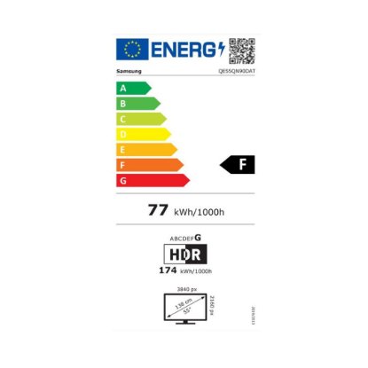 QLED TV 55" SAMSUNG Neo QE55QN90DATXXH, Tizen, 4K UHD, DVB-T2/C/S2, HDMI, Wi-Fi, BT, USB, LAN - energetski razred F