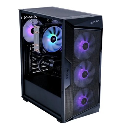 Računalo EPOCH Antares / Core i5 14400F, 16GB DDR5, 1TB SSD NVMe, nVidia GeForce RTX 4060 Ti 16GB, WiFi, Windows 11, crno