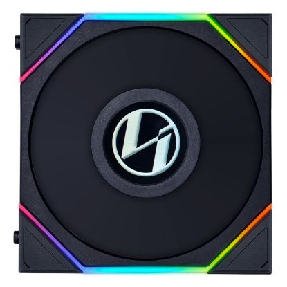 Ventilator LIAN LI Uni TL LCD, 120mm, PWM, kontroler, crni, 3 komada