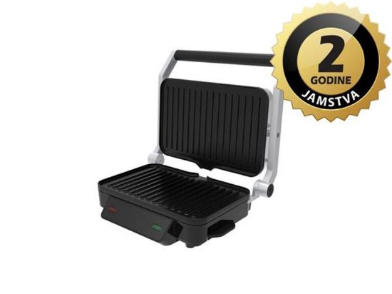 Toster AKAI APA-356, 1200W, preklopni, crno-srebrni