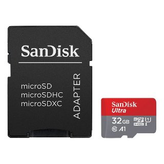 Memorijska kartica SANDISK, micro SDXC Ultra Android, 32GB, SDSQUA4-032G-GN6MA, A1 Class 10 UHS-I, 120MB/s + SD Adapter