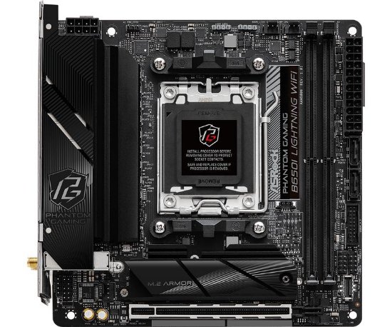 Matična ploča ASROCK B650I Lightning WiFi, AMD B650, DDR5, miniITX, s. AM5