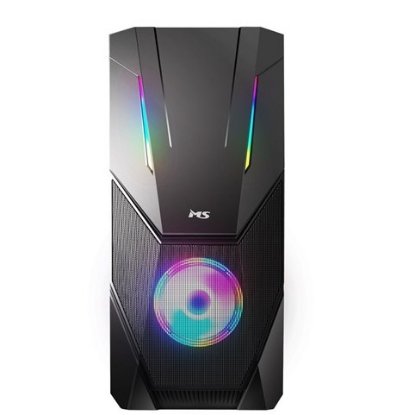 Kućište MS ARMOR V315 gaming, MIDI, ATX, window, crno, bez napajanja