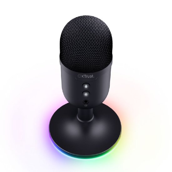 Mikrofon TRUST GXT 234 Yunix, RGB, USB i 3.5mm, crni