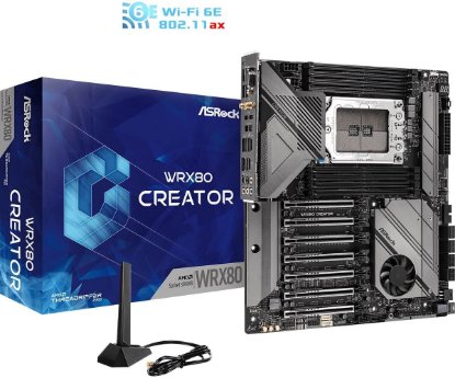 Matična ploča ASROCK WRX80 Creator R2.0, AMD WRX80, DDR4, EATX, sWRX8 za AMD Ryzen Threadripper Pro