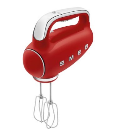 Mikser SMEG HMF01RDEU, 250 W, ručni, crveni