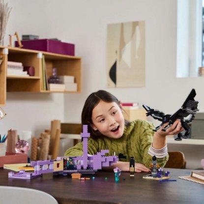 LEGO MINECRAFT Enderski zmaj i brod