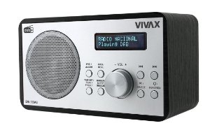 Radio prijemnik VIVAX DW-2 DAB, DAB+, bluetooth, crni