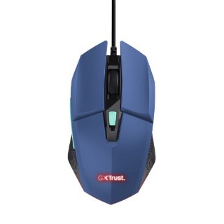 Miš TRUST GXT 109B Felox, RGB, optički, 6400dpi, plavi