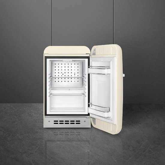 Hladnjak SMEG FAB5RCR5, retro, 73 cm, 34 l, energetski razred D, krem