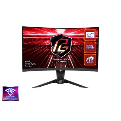 Gaming monitor 27" ASROCK PG27Q15R2A, QHD, VA, 165Hz, 1ms, 550cd/m2, FreeSync, zakrivljeni, zvučnici, crni