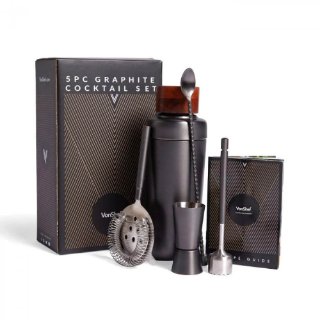 Set za koktele VONSHEF Graphite, 5 djelni, 700ml, crna mat