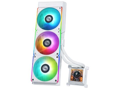 Vodeno hlađenje LIAN LI HydroShift LCD 360R, ARGB, CPU hlađenje, za Intel i AMD, bijelo