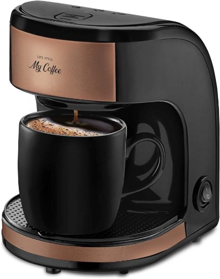 Aparat za kavu GOLDMASTER MC-100 MyCoffee, za filter kavu, 450 W, 300 ml, crni
