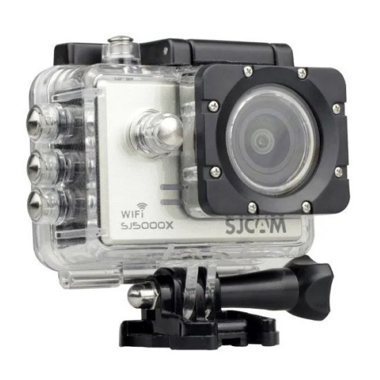 Sportska digitalna kamera SJCAM SJ5000X Elite WiFi, 4K, 12.4 Mpixela, srebrna