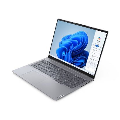 Laptop LENOVO ThinkBook 16 G7 21MS0048SC / Core Ultra 5 125U, 16GB, 512GB SSD, Intel HD Graphics, 16" WUXGA IPS, Windows 11 Pro, sivi