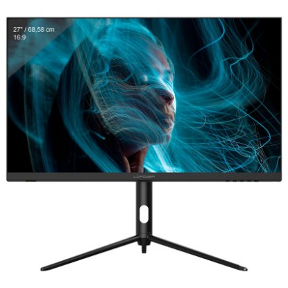 Monitor 27" LC POWER M27 4K UHD V2, IPS, 144Hz, 1ms, 350cd/m2, 1000:1, zvučnici, crni