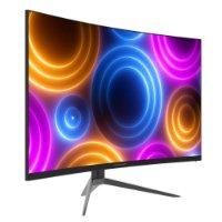 Gaming monitor 27" LC POWER LC-M27QC, QHD, VA, 180Hz, 1ms, 300cd/m2, FreeSync, zakrivljeni, crni
