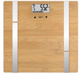 Osobna vaga TERRAILLON Bamboo Fit, s analizom tjelesne mase, 180 kg