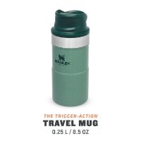 Šalica STANLEY Classic Trigger-Action Travel Mug, 0.25l, zelena