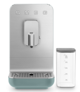 Aparat za kavu SMEG BCC13EGMEU, potpuno automatski, posuda za mlijeko, 1350 W, 19 bara, 1,4 l, sramagdno zelena