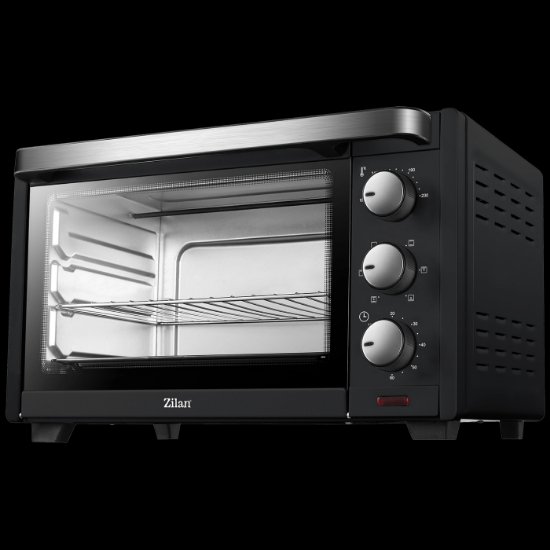 Mini pećnica ZILAN ZLN0980, 1380 W, 19 l, crna