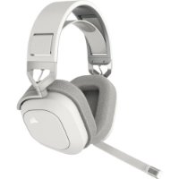 Slušalice CORSAIR HS80 Max Wireless, bežične, mikrofon, bijele