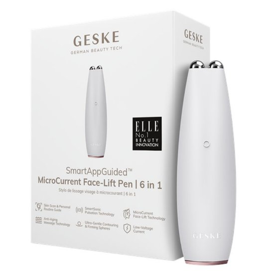 Uređaj za njegu lica GESKE MicroCurrent Face-Lift Pen, 6u1, starlight