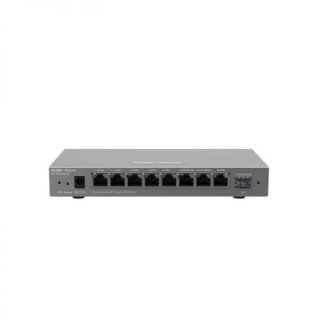 Router RUIJIE-REYEE RG-EG209GS, 10/100/1000 Mbps, upravljanje preko Clouda, 8xRJ45, 1xSFP, sivi