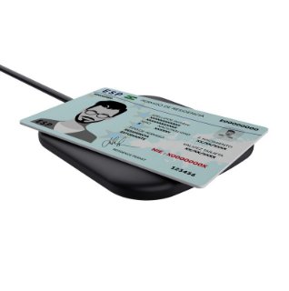 Čitač pametnih kartica TRUST Ceto Contactless, USB, crni