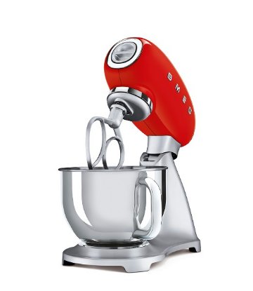 Kuhinjski robot SMEG SMF02RDEU, 800 W, 4,8 l, crveni