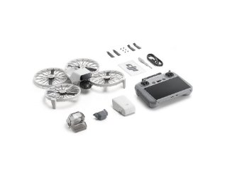 Dron DJI Flip (DJI RC 2), 4K UHD kamera, 3-axis gimbal, vrijeme leta do 31min, upravljanje daljinskim upravljačem, sivi