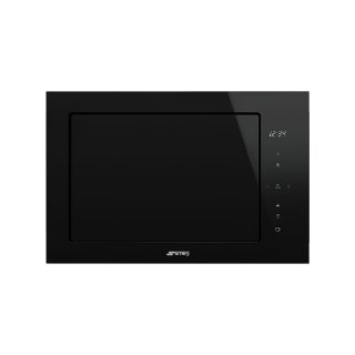 Ugradbena mikrovalna pećnica SMEG FMI625CN, 900W, 25 l, grill, crna
