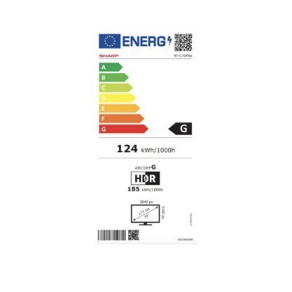 LED TV 70" SHARP LC-70FN2EA, Android, 4K UHD, DVB-T2/S2, HDMI, WiFi, LAN, USB, energetski razred G