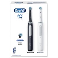 Električna četkica za zube ORAL-B iO4, Duopack, crna i bijela