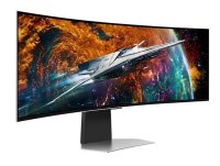 Monitor 49" SAMSUNG G9 LS49CG950SUXDU, 5120x1440, OLED, 240Hz, 1ms, 250cd/m2, G-Sync, FreeSync, zakrivljeni, zvučnici, srebrni