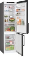 Hladnjak BOSCH KGN39VXCT, kombinirani, 203 cm, 260/103 l, NoFrost, VitaFresh XX, energetski razred C, tamni inox