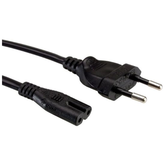 Kabel ROLINE, naponski, IEC320 C7, 3m, crni