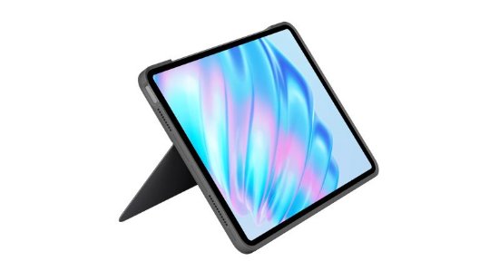 Tipkovnica LOGITECH Combo Touch, bežična, za Apple, iPad Air 11", siva