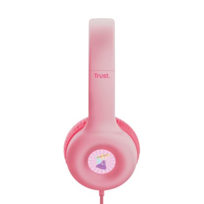 Slušalice TRUST Nouna, dječje, 3.5mm, roze