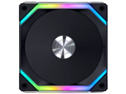 Ventilator LIAN LI Uni Fan SL120 V2 RGB PWM, 120mm, crni, 3 ventilatora, kontroler