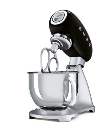 Kuhinjski robot SMEG SMF02BLEU, 800 W, 4,8 l, crna