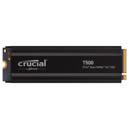 SSD 2TB CRUCIAL T500, PCIe Gen 4 NVMe M.2, 2280, 7400/7000 MB/s, hladnjak