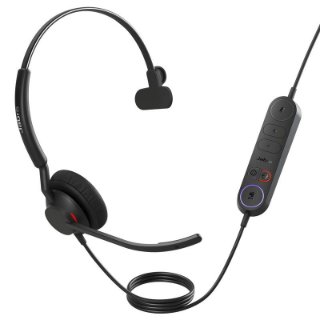 Slušalice JABRA Engage 40 MS, Inline Link, on-ear, Mono, USB-C, crne